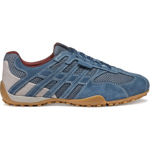 Geox U Snake Original A - Leren herentrainers U55MNA C4348 Lt Avio