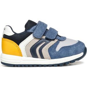 Geox B Alben Boy A, schoenen, jeans/geel, maat 25, jeans, geel, 25 EU