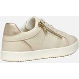 GEOX - BLOMIEE - Sneakers - Melkwit/Lichtbeige - Lederlook/Suède