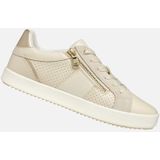 GEOX - BLOMIEE - Sneakers - Melkwit/Lichtbeige - Lederlook/Suède