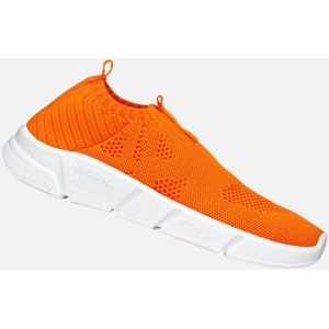 Geox - Aril - Sneakers - Blauw - Gebreid Materiaal