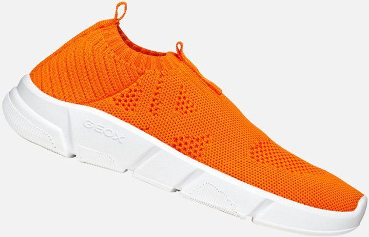 Geox - Aril - Sneakers - Blauw - Gebreid Materiaal