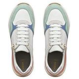 Geox - Dames Sneakers - Veelkleurig - Textiel en Suède