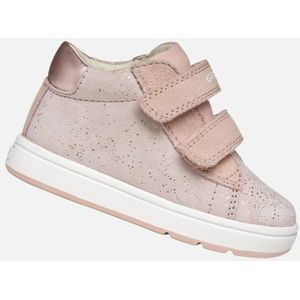 GEOX - Biglia - Sneakers - Lichtroze - Leer - Klittenband
