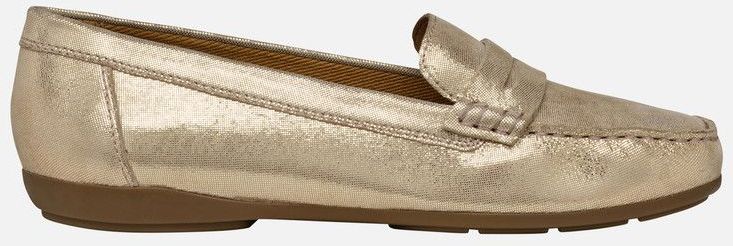 GEOX - D ANNYTAH MOC - Mocassins - Goud - Suède