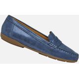GEOX - D ANNYTAH MOC - Mocassins - Blauw - Suède