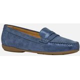 GEOX - D ANNYTAH MOC - Mocassins - Blauw - Suède