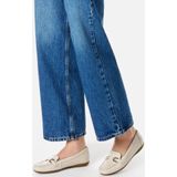 GEOX ANNYTAH MOC - Loafers - Melkwit - Getrommeld Leer