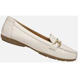 GEOX ANNYTAH MOC - Loafers - Melkwit - Getrommeld Leer