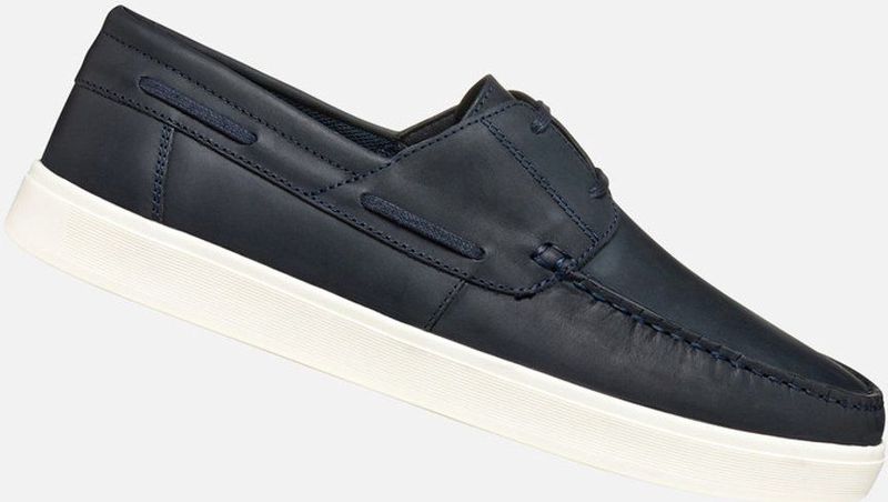 GEOX - Avola - Loafers - Marineblauw - Leer