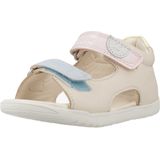 GEOX - MACCHIA - Sandalen - Licht Ivoor/Lichtgeel - Nappa en Lakleerlook