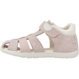GEOX - MACCHIA Sandalen - ROZE/MELKWIT - Geprint Suède en Lederlook