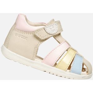 Geox - Macchia - Sandalen - Licht Ivoor Lichtgeel - Nappa Leer