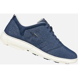 GEOX - Nebula 2.0 - Sneakers - Marineblauw - Katoen