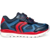 Sneakers - Imitatieleer - Mesh - Velcro Sluiting - Ronde Neus - Gewatteerde Rand