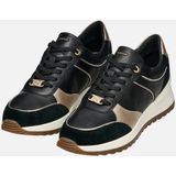Geox - Desya - Schoenen - Zwart - Suède Nappaleer
