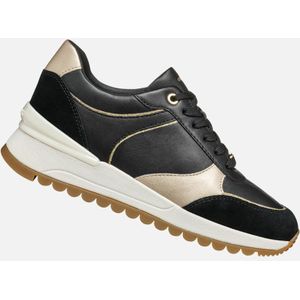 Geox - Desya - Schoenen - Zwart - Suède Nappaleer