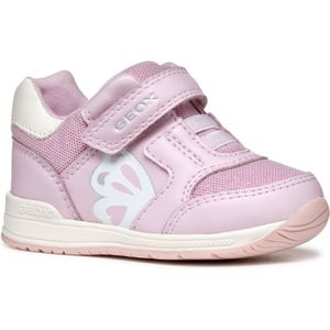 Geox B Rishon Girl A babyschoenen voor meisjes, roze/crèmewit, 19 EU