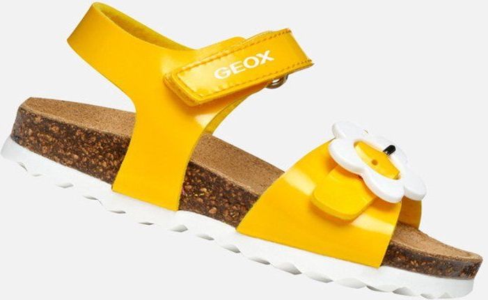 Geox - Chalki - Sandalen - Wit - Synthetisch PVC - Verstelbare Klittenbandsluiting