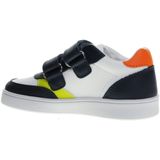 GEOX - ECLYPER - Sneakers - Marineblauw/Wit - Lederlook/Nylon