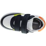 GEOX - ECLYPER - Sneakers - Marineblauw/Wit - Lederlook/Nylon