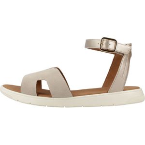 Geox - Dandra - Sandalen - Beige - Bovenwerk van Synthetisch Materiaal