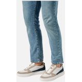 Geox - Deiven - Sneakers - Sand/Wit - Leer/Suède