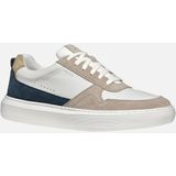 Geox - Deiven - Sneakers - Sand/Wit - Leer/Suède
