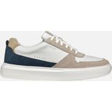 Geox - Deiven - Sneakers - Sand/Wit - Leer/Suède