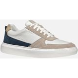 Geox - Deiven - Sneakers - Sand/Wit - Leer/Suède