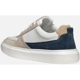 Geox - Deiven - Sneakers - Sand/Wit - Leer/Suède