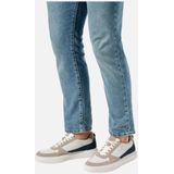 Geox - Deiven - Sneakers - Sand/Wit - Leer/Suède