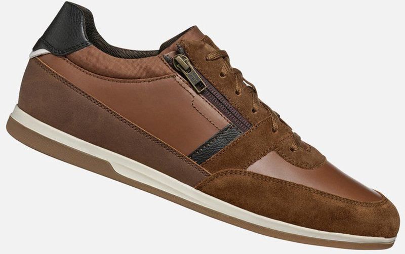 GEOX - Renan - Sneakers - Kastanje Kleur - Leer