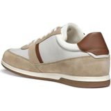 GEOX - RENAN - Sneakers - Wit/Beige - Nappa/Suède