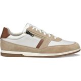 GEOX - RENAN - Sneakers - Wit/Beige - Nappa/Suède