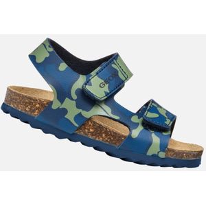 Geox - Chalki - Sandalen - Blauw - Leer - Casual Design