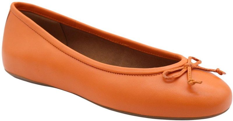 Geox - D Palmaria - Ballerina's - Oranje - Casual Slip-on