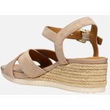 GEOX - ISCHIA CORDA - Sandalen - Rozegetint Beige - Suède