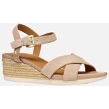GEOX - ISCHIA CORDA - Sandalen - Rozegetint Beige - Suède