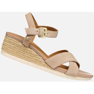 GEOX - ISCHIA CORDA - Sandalen - Rozegetint Beige - Suède