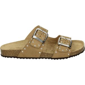 Geox - Rapallo - Slipper - Bruin - Comfortabel - Dames