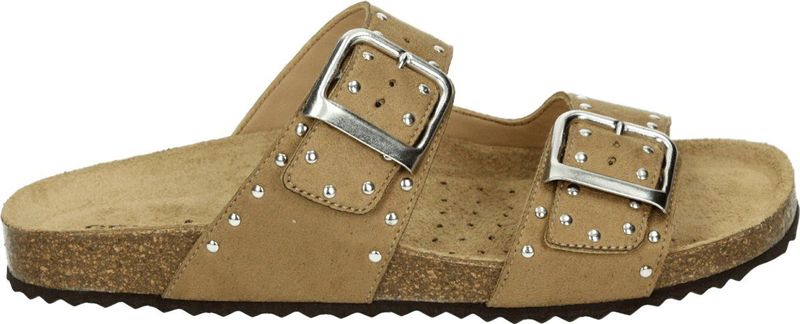 Geox - Rapallo - Slipper - Bruin - Comfortabel - Dames