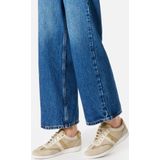 GEOX - MYRIA - Sneakers - Lichtgoud/Lichtbeige - Suède/Metallic Lederlook