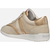 GEOX - MYRIA - Sneakers - Lichtgoud/Lichtbeige - Suède/Metallic Lederlook