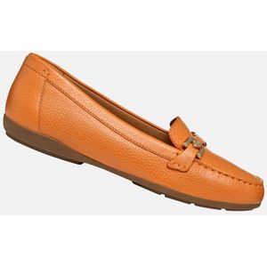 Geox D Annytah Moc A Moccasin voor dames, oranje, 37 EU