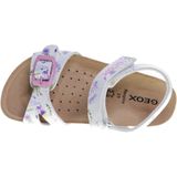 Geox - Kindersandalen - Wit - Lila Accent