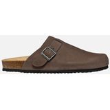 Geox - Ghita - Sandalen - Lichtgrijs - Nubuckleer - Anatomische Zool