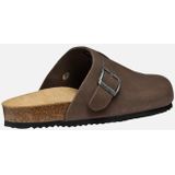 Geox - Ghita - Sandalen - Lichtgrijs - Nubuckleer - Anatomische Zool