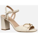Geox - New Eraklia - Sandalen - Zwart - Leer - Elegante Hoge Hak