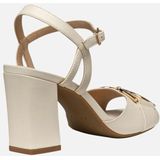 Geox - New Eraklia - Sandalen - Zwart - Leer - Elegante Hoge Hak